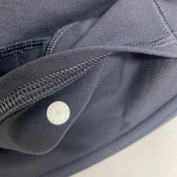 Lululemon Reveal 7/8 Tight Legging Pants Vortex 25" Dazed Gray Mesh Breathable 6 - Picture 11 of 12